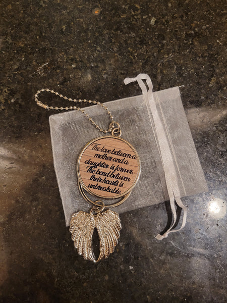 Angel Wings Charm, Memorial