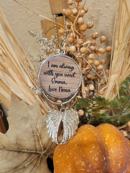 Angel Wings Charm, Memorial