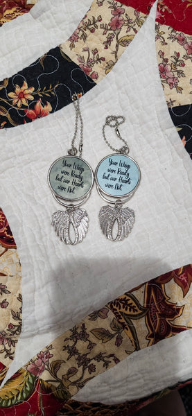 Angel Wings Charm, Memorial